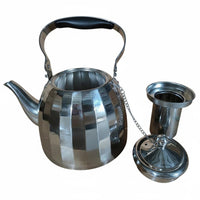 Multi-Functional Stovetop Teapot with Infuser Quick Boiling Large Capacity Tea Pot Stainless Steel Kettle for Hotel, Restaurant, Outdoor, Home Kitchen