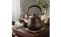 Handmade Copper Kettle Thickened Cookware Heat Resistant for Home, Commercial