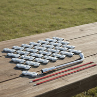 5mm Poly Rope Connector with Wires Firm Hold Electric Fence Cord Connector Sturdy for Gate Crossings