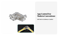 Smart COB Light Strip 24V Low Electric Potential COB Light Strip Light Flexible Light Strip Tape App Control Continuous