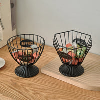 Nordic Style Coffee Capsule Storage Rack with Geometric Design