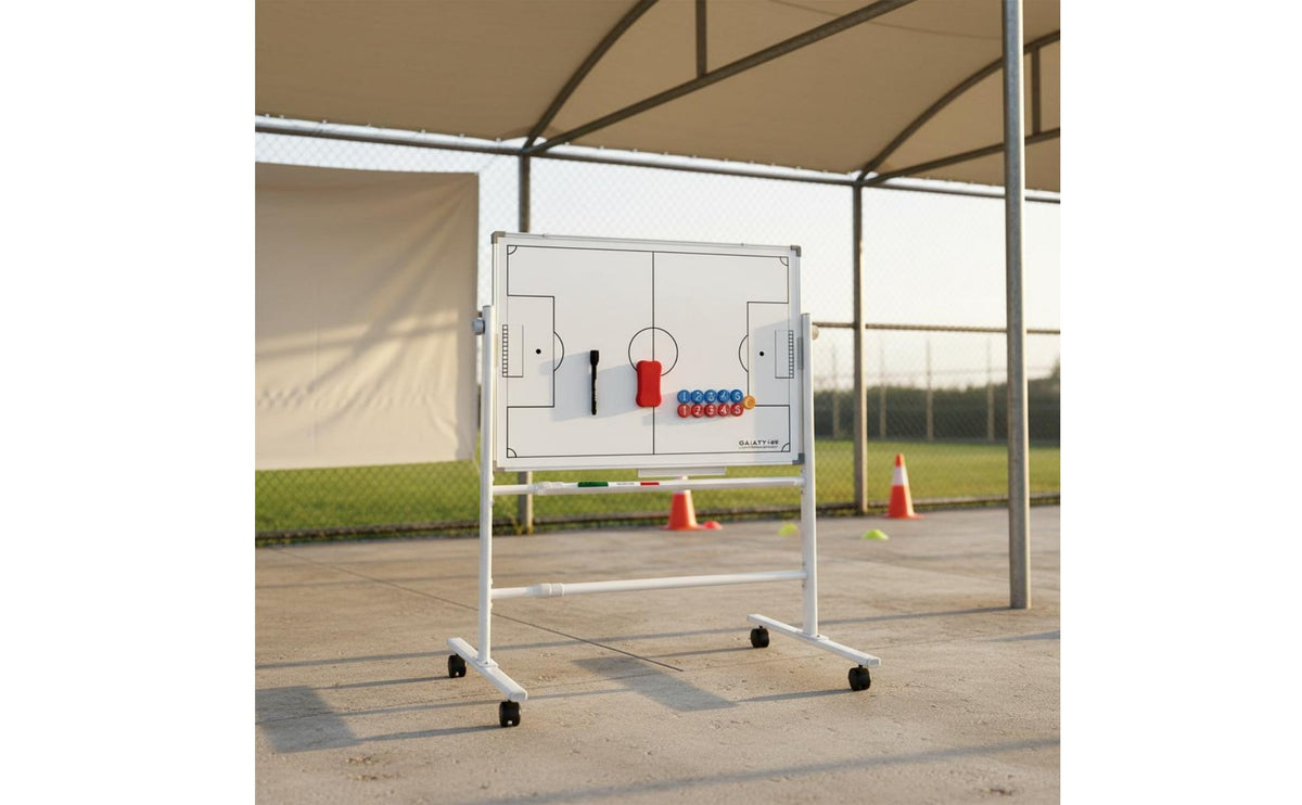 Folding Stand Board Foldable Basketball Board Sports Whiteboard Teaching Aid Long-Lasting for Training, Classroom