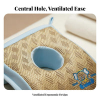 Breathable Massage Face Cradle Ergonomic Design Face down Pillow Washable Cover for Office Workers, Travelers, Beauty Salon, Bedroom, Travel