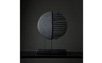 Wooden Sculpture with Base Tabletop Abstract Sculpture Handcrafted Shelf Decor for Entryway