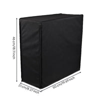 Dustproof Desktop Computer Dust Cover Oxford Cloth Computer Tower Cover Black Fitted