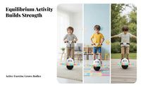 Anti-Slip Balance Jumping Ball Handheld Pogo Ball Long-Lasting Balance Bouncing Toy Indoor Outdoor Use for Children