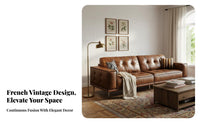 tuftedTufted Sofa French design Couch High-Leg Design Household Furniture for Apartment Dwellers, Interior Decorators, Living Room, Lounge Area, Office