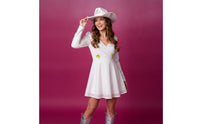 Rhinestone Cowboy Hat Western-Style Cowboy Hat with Rhinestones Wide-Brim for Partygoers, Cosplayers, Costume Parties, Photo Shoots, Festivals
