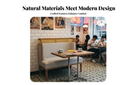 Hong Asian Design Woven Back Dining Chair and Table Set Modern Design Square Table and 4 Chairs Curved Backrest Commercial Furniture Integrated Armrests for Cafe Owners, Interior Designers, Adults, Milk Tea Shop, Hotel Lobby