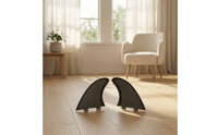 2 Pieces Honeycomb Surfboards Fin Surfboards Fin with Double Tabs High-Performance for Surfing
