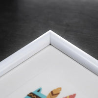 Minimalist Aluminum Alloy Style Photo Frame A3 A4 Business License Picture Frame PVC Plastic Resin Photo Frame Wholesale