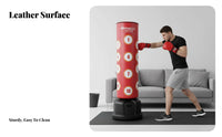 Freestanding boxing freestanding striking station Stable Base Upright Striking Station Boxing Bag for Adults, fighting Artists, Home Gym, Garage, Outdoor