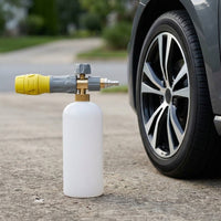 Garden Hose Foam Sprayer with Heavy Duty Alloy Hose Sprayer, Car Cleaning Kit for Car Detailing with Foam Lance, 1000ml Bottle for Home Garden
