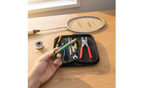 Badminton Racket Grommet Tool Set Lightweight and Compact Racket Restringing Tool Kit Easy to Use Badminton Grommet Set for Professional Stringers