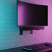 Soundbar Wall Mount All Metal Soundbar Mount Bracket Heavy-Duty for Home Theater