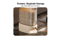 Moisture-Proof Rice Dispenser Airtight Seal Automatic Rice Dispenser Single-Press Dispensing for Pantry