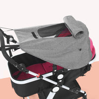 Pram Waterproof Infant Carriage Canopy Breathable Material Pram Sun Cover for Infants, Travel