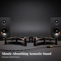 Speaker Dampening Stand Vibration Absorbing Desktop Speaker Stand Non-Slip Design Studio Speaker Shock Absorption Mount for Music Producers
