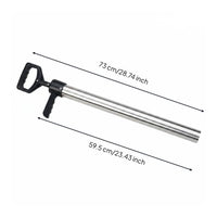 Prawn Suction Tube Stainless Steel Shellfish Extractor Seafood Catching Tool for Beach, Seashore