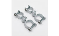 2 Pieces Galvanized Steel Chain-Link Gate Hinge Threaded Bolt Gate Hinge Clamp