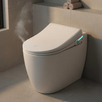 Instant Heating Electric Bidet Seat Warm Air Drying Smart Toilet Seat Adjustable Temperature Bathroom Fixture Feminine Wash