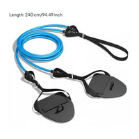 Swimming Resistance Bands Portable Swimming Resistance Cord Swim Stroke Training Band for Home, Gym