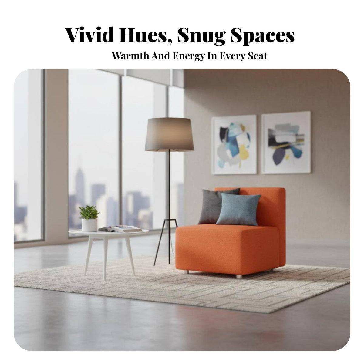 Modern Aesthetic Reconfigurable Modular Seating System Customizable Layout Configurable Block Seating Space-Saving Commercial Furniture High-Density Foam for Interior Designers, Families, Reception Area, Early Learning Centers, Lounging, Social Gatherings