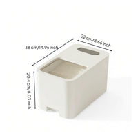 Moisture-Proof Rice Storage Container Transparent Lid Rice Storage Bin Safe
