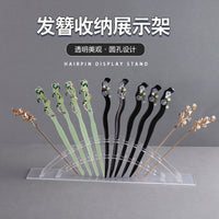 Acrylic Hairpin Storage Box with Transparent Display