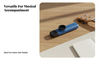 Easy to Play Plastic Kazoo Includes Lanyard and 8 Membranes Guitar Accompaniment Instrument Long-Lasting ABS Material for Beginners