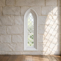 Arched Window Framed Arch Wall Decor for Dollhouse, Model Scenes