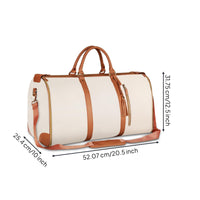 Suit Travel Bag Spacious Garment Bag Rectangular Adjustable for Travelers, Business Trips, Weekend Getaways