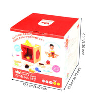 Hand-Eye Coordination Feel and Guess Box Early Learning Feel and Find Shape Brainteaser Educational Wooden Mystery Box Toy Develops Fine Movement Skills for Toddlers, Preschoolers, Babies, Preschool, Daycare