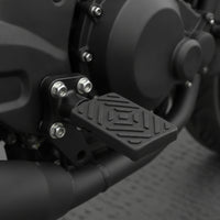 Textured Replacement Brake Pedal Easy to Install Brake Pedal with Rubber Grip Better Control Motorcycle Part Long-Lasting for Touring Riders