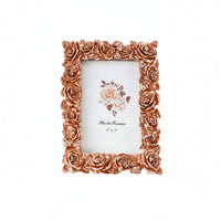 Home Decor Tabletop Display Leaf Relief 3D Floral Frame for Shelf