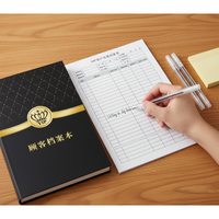 VIP Member Customer Record Book A4 Notebook for Client Information Management