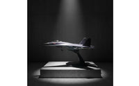 1:100 Su-35 Fighter Jet Model Pre-Assembled Diecast Alloy Airplane Model Highly Detailed for Enthusiasts, Desk