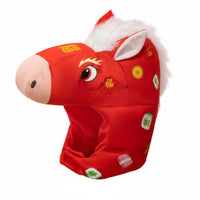 Soft Horse Head Hat Photo Prop   Warm and Thick Animal Costume Headpiece for Adults, Teens, Photoshoots, Parties, Halloween