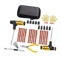 Emergency Tire Repair Kit Tubeless Tire Plug Kit Universal Easy to Use for Motorcyclists, Garage