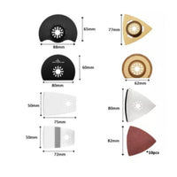 24 Pieces Oscillating Multitool Accessory Kit Sanding Sheet Pads Universal Fit Sanding Sheet Set for Home Renovation