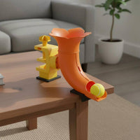 Smart Training Clamp-on Ball Dropper Anxiety Relief Dog Ball Dispenser No Batteries Required Dog Self-Play Toy for Dogs, Cats, Indoor