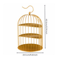 Birdcage Dessert Rack Metal Birdcage Cake Stand Long-Lasting for Party