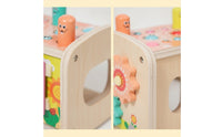 Multifunctional Lion Pounding Bench Hand-Eye Coordination Pounding Bench with Mallet Fine Motor Wooden Activity Box Educational for Preschoolers, Classroom