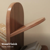 Accessible-Design Shelving Tree-Shaped Bookshelf Space-Saving Tree-Shaped Shelf Sturdy and Stable Bookcase Multifunctional for Children, Students, Book Lovers, Living Room, Bedroom, Small Areas