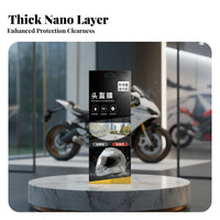Helmet Visor Rain Film Rainproof Motorcycle Helmet Waterproof Film Anti-Rain Visor Sticker Clear Vision Vehicle Accessory