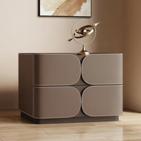 Italian and aesthetic Nightstand with Drawer Modern Design Small accent Cabinet Minimalist artistic Bedside Table space-saving Footprint for property owners, Apartment Dwellers, Students, Bedroom, Guest Room, paleice, Hallway