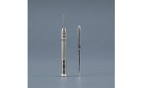 Stainless Steel Fly Tying Tool Kit Anti-Slip Handle Angled Picking Needle Metal Body Wire Brush Cleaner Fiber Grooming