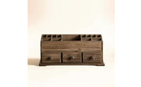 Desk Organizer with Drawers Vintage Desktop Organizer 3-Drawer for Dressing Table
