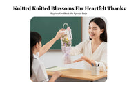 Knitted Sunburst bloom Arrangement Creative Gift Artificial arrangement Long-Lasting