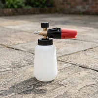 Car Cleaning Foam Sprayer with Copper Pump Sprayer for Car Wash, Pressure Washer Foam Lance with 1L Bottle, Single Pack Car Washing Supplies